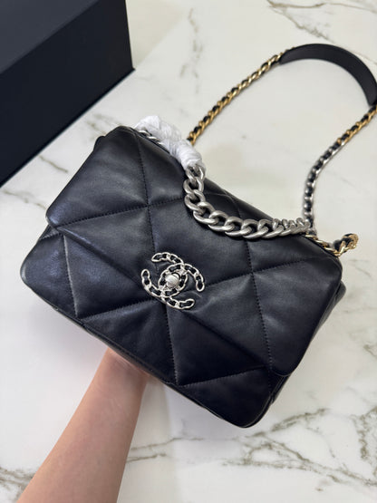 CHANEL 19Bag 黑銀 Small