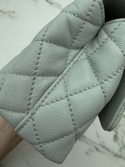 CHANEL Mini Cocohandle 霧霾藍/冰川藍 Cloud Blue