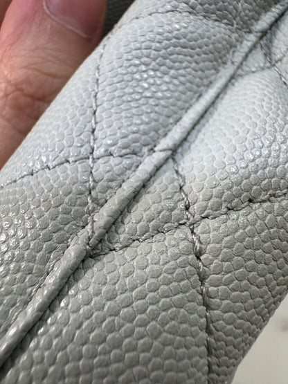 CHANEL 超Mini Coco Handle 24K 灰藍色