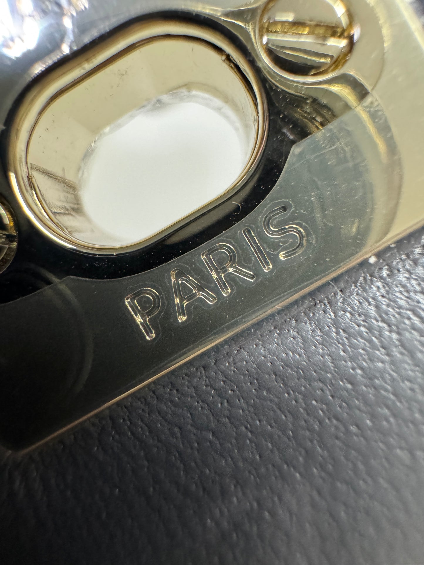 CHANEL 23K Mini CF with Top Handle 手柄CF 深灰色羊皮
