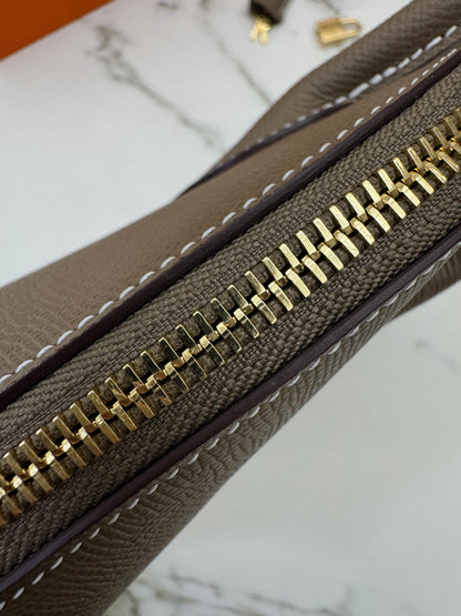 HERMES Bolide 25 大象灰金扣 Epsom Etoupe GHW