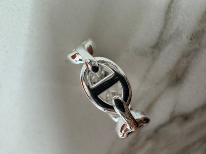 HERMES Chaine d’acre Enchainee 豬鼻戒指