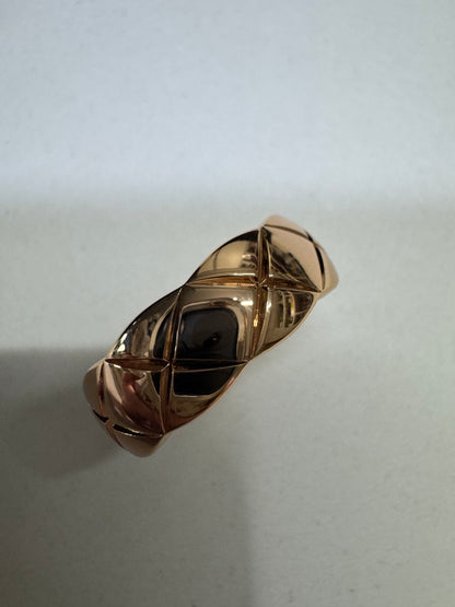 CHANEL Coco Crush 寬版戒指 玫瑰金