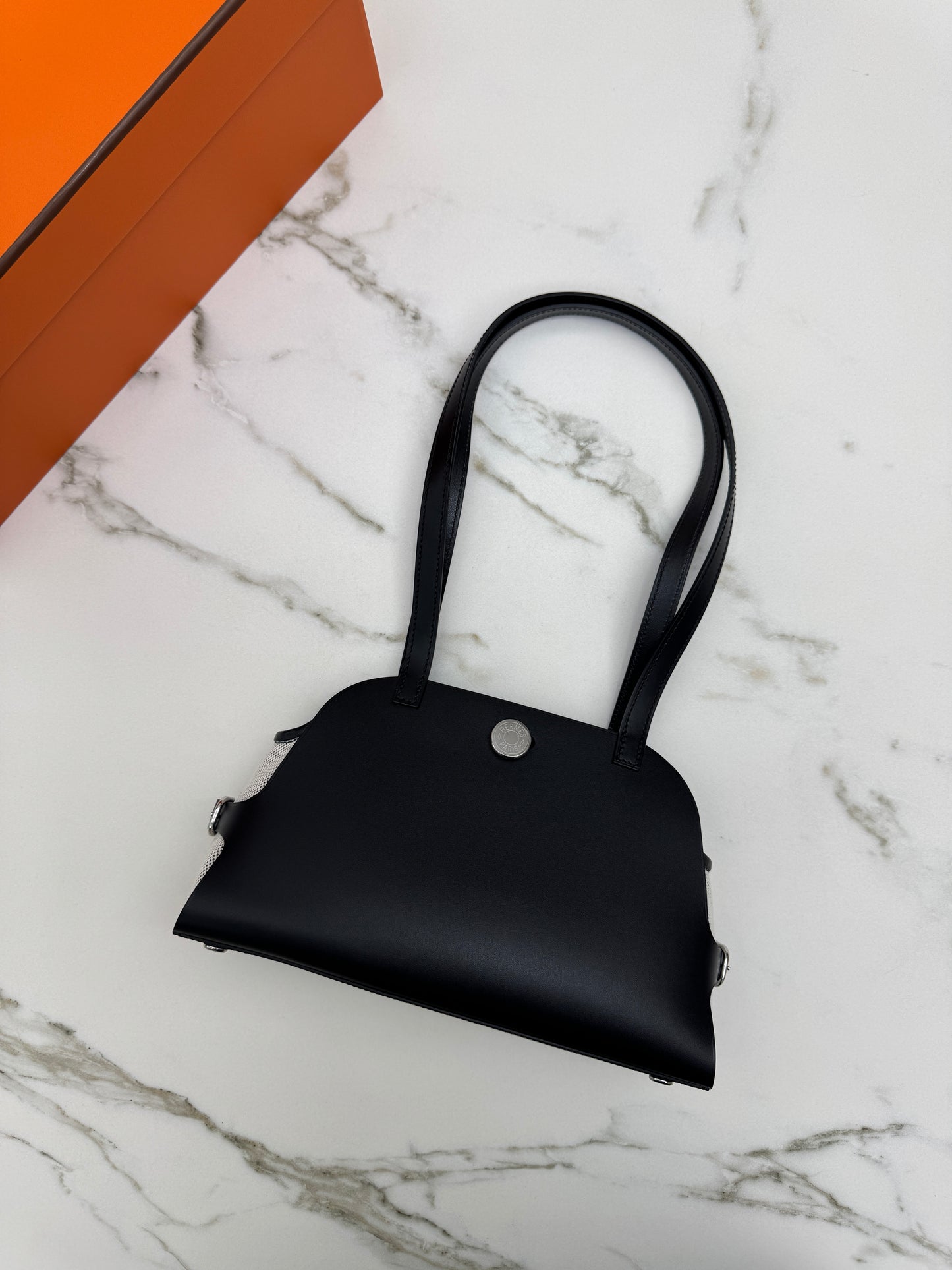 HERMES Tablier 熊貓色