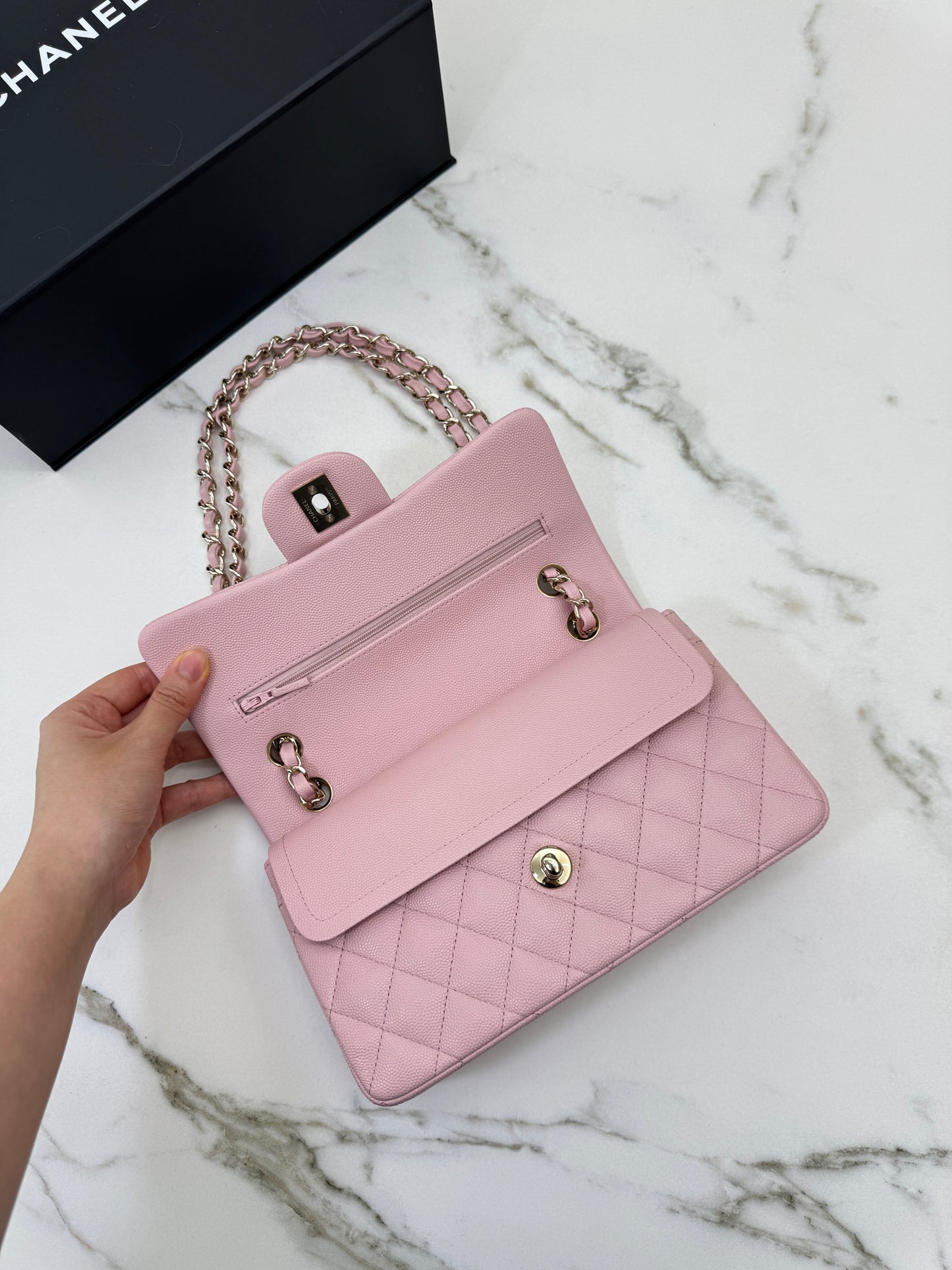 CHANEL CF23 Small 22B 櫻花粉