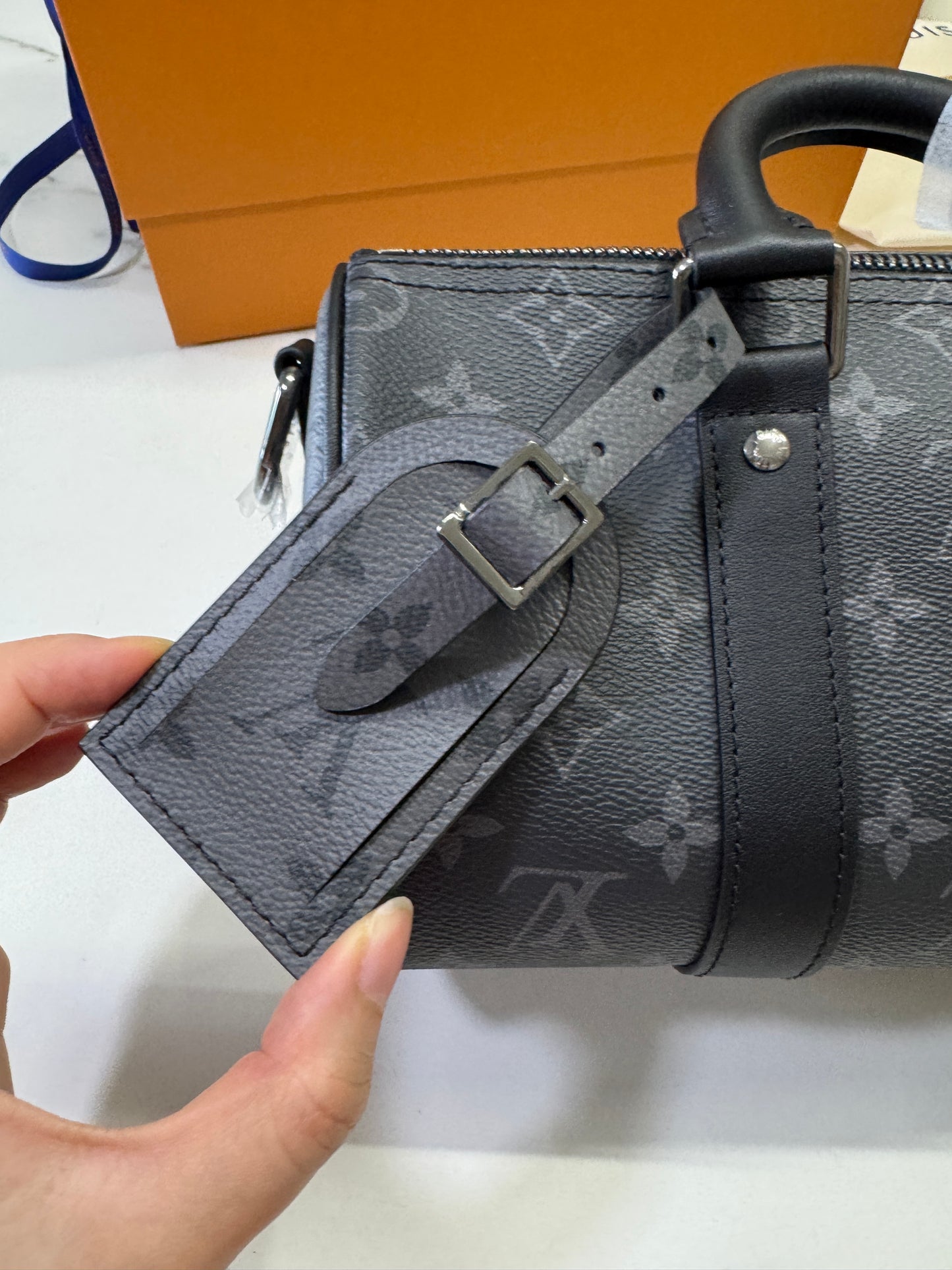 LV Keepall 25 黑色老花