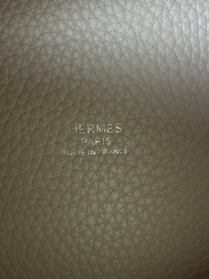 HERMES Picotin Lock 18 夢幻紫銀扣 TC Mauve Pale PHW