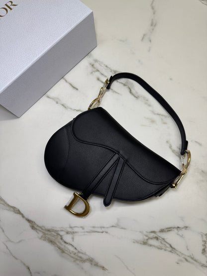 DIOR Saddle Medium Black