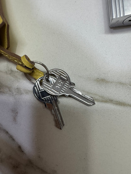 HERMES Birkin25 SO 珍珠灰拼小雞黃 Togo PHW