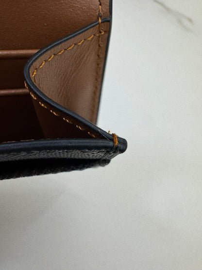 CELINE Triomphe 老花帆布 Cardholder