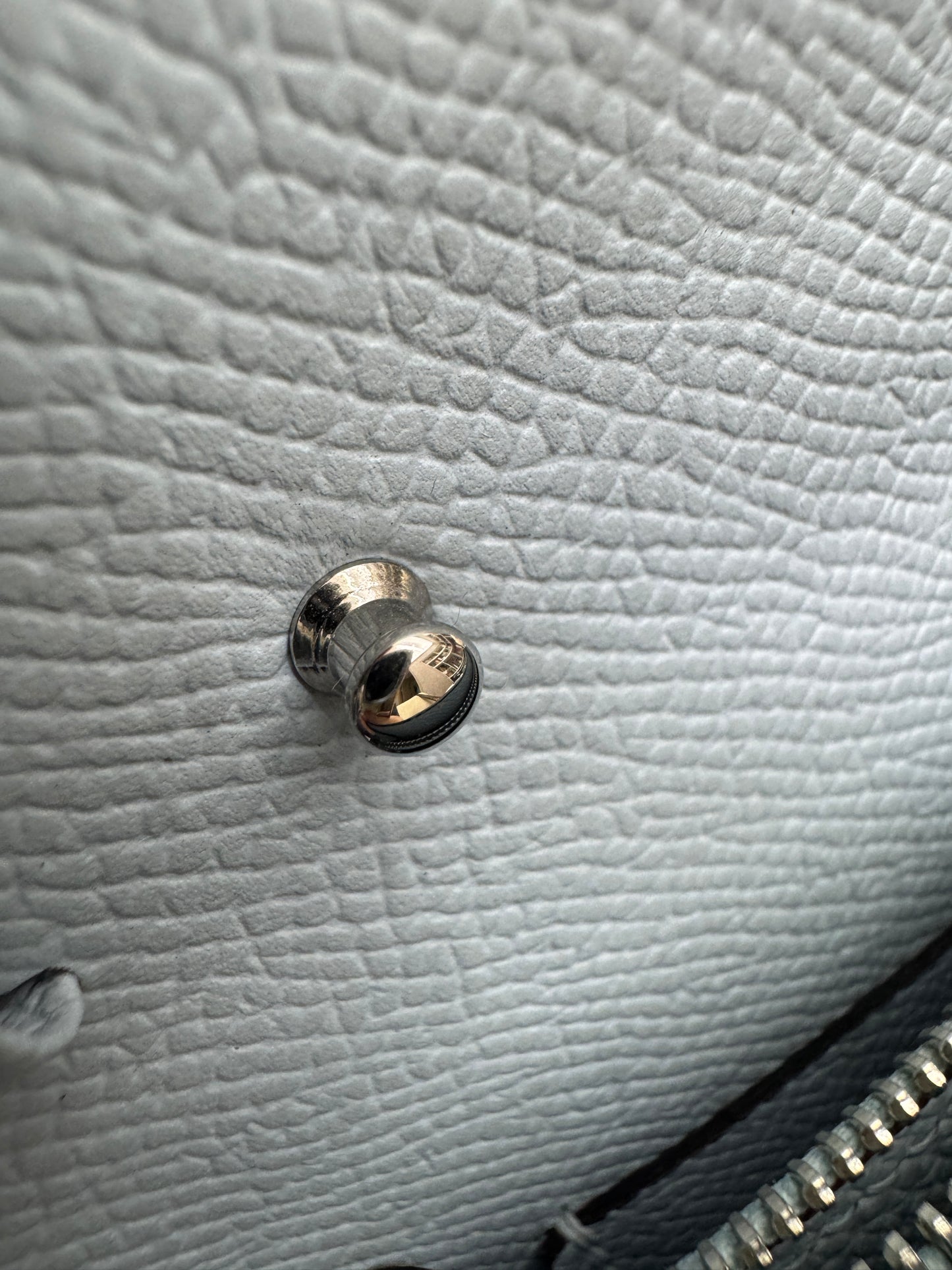 HERMES Kelly to-go 聖杯藍 08 Blue Pale Epsom PHW