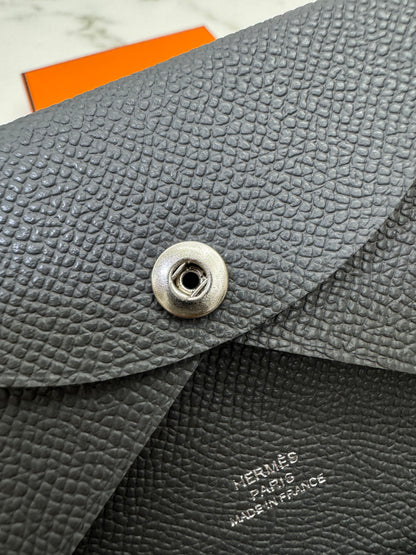 HERMES Calvi Duo 石板灰 Epsom 85 Ardoise