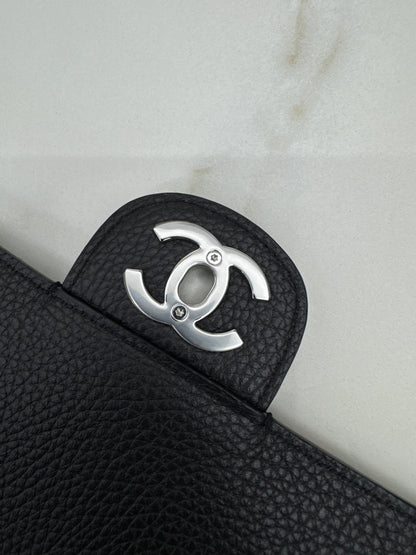 CHANEL Maxi Flap 大號38cm 黑銀