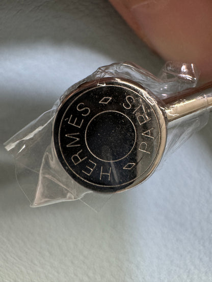 HERMES Mini Lindy 霧霾藍T0 銀扣 swift