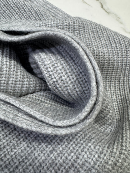CELINE 灰色凱旋門 100% Cashmere 圍巾