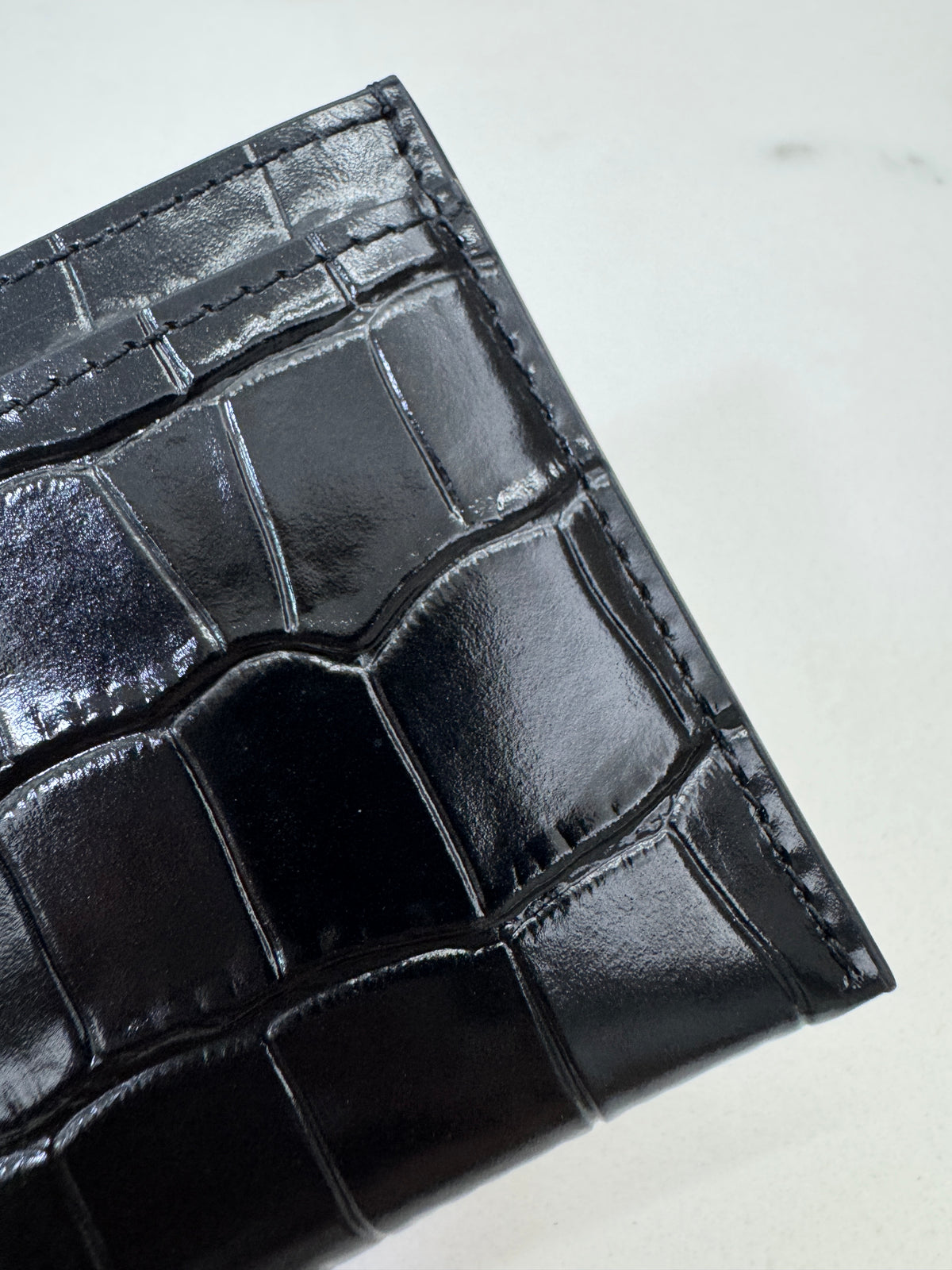 CHANEL 26A Crocodile Cardholder