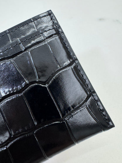 CHANEL 26A Crocodile Cardholder