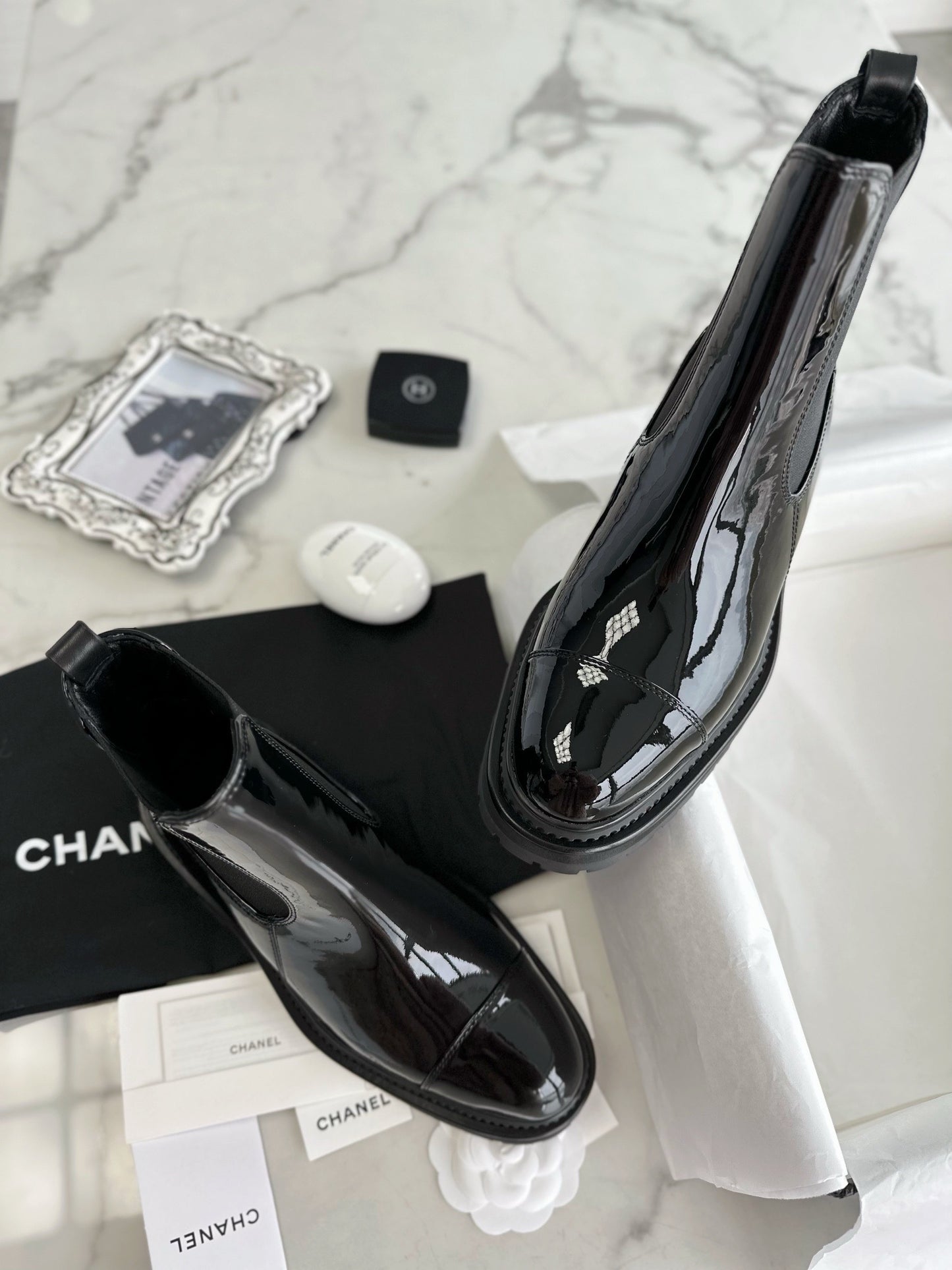 CHANEL 切爾西靴 Chelsea boots 22A