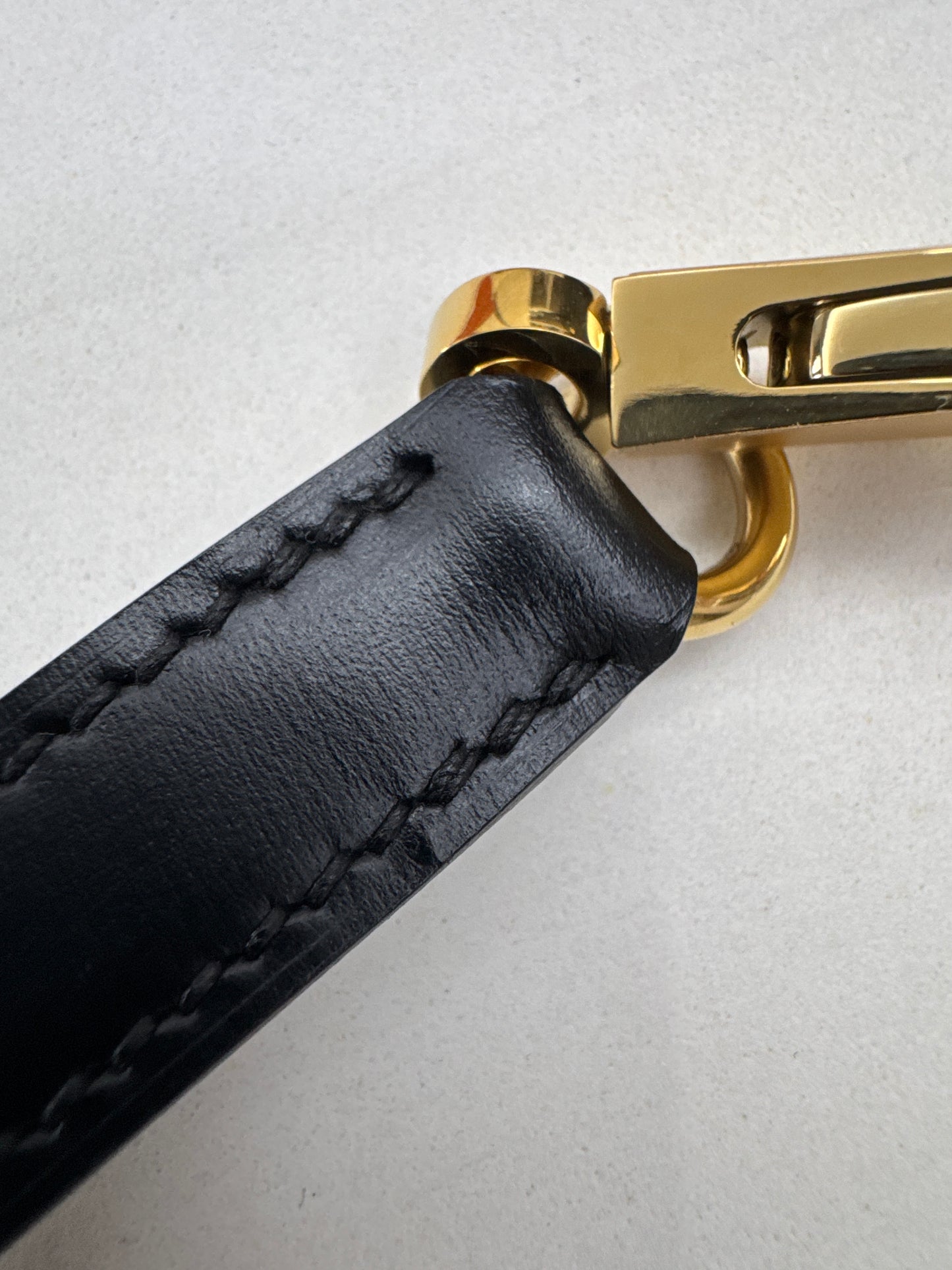 HERMES Kelly 25 黑色外縫金扣 Box Leather Sellier Noir GHW