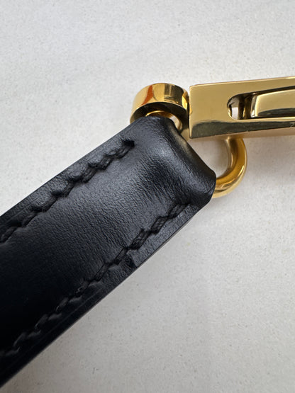 HERMES Kelly 25 黑色外縫金扣 Box Leather Sellier Noir GHW