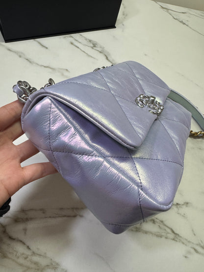 CHANEL 19 Bag Small 22P幻彩紫 小號