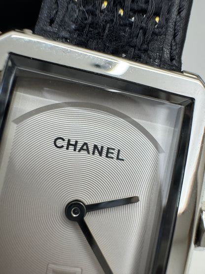 CHANEL Boyfriend Watch Tweed錶帶