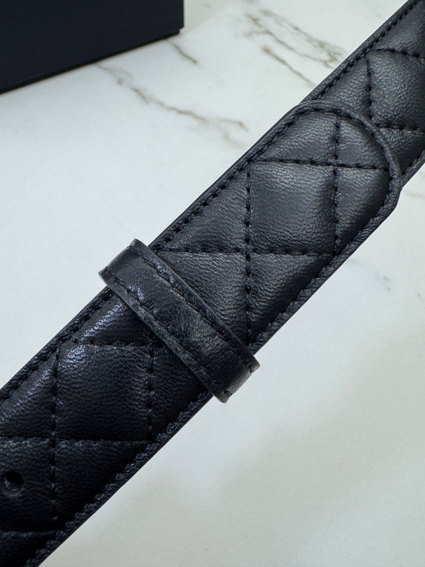 CHANEL 穿皮鏈金扣皮帶