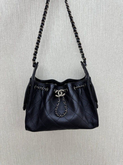 CHANEL Mini 25Bag 珠光深藍
