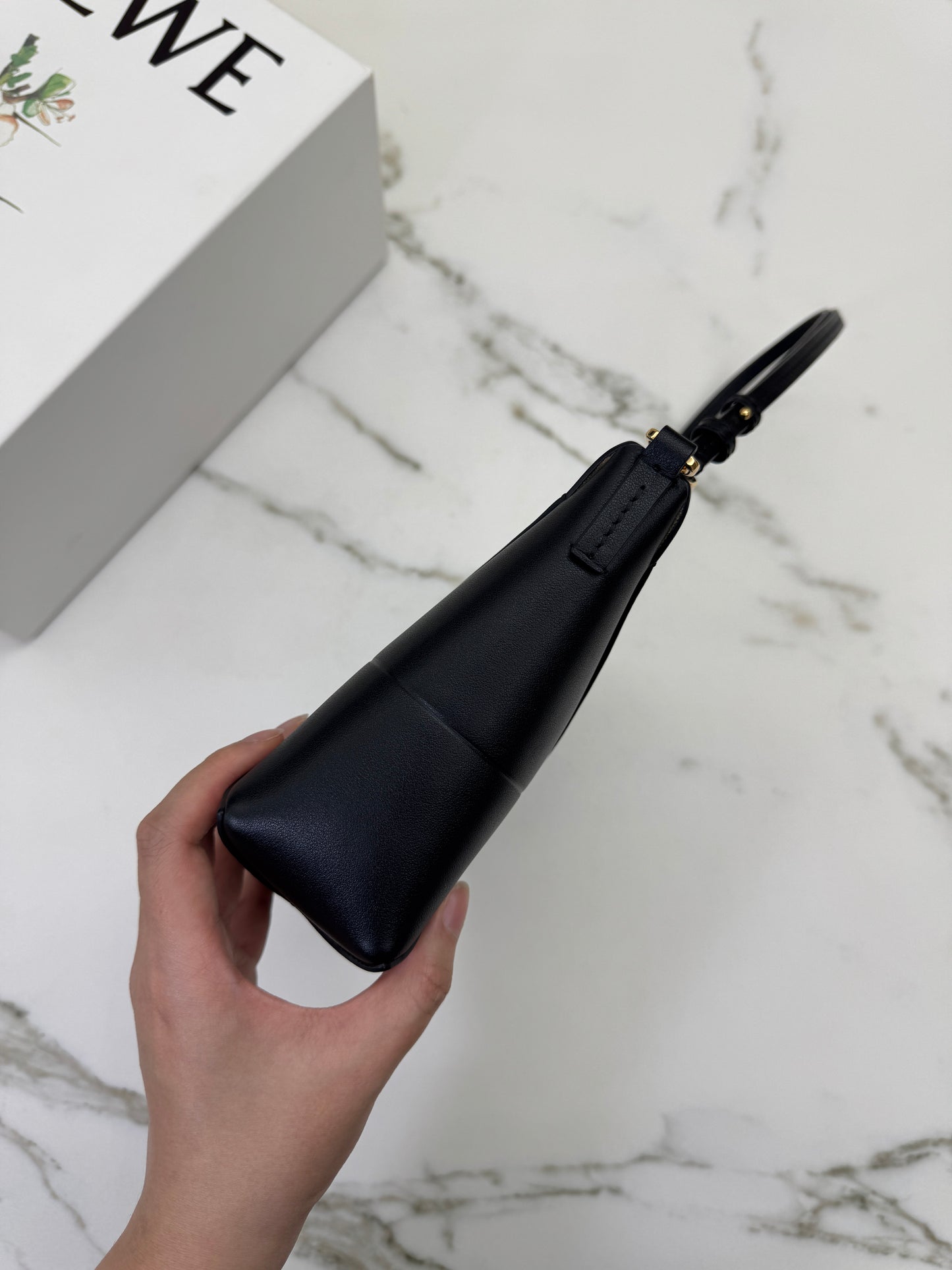 LOEWE Puzzle Fold Pouch Black