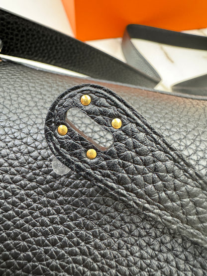 HERMES Mini Lindy I 黑色 Noir GHW