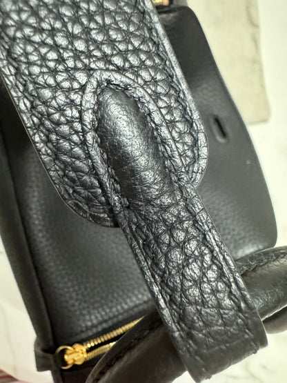 HERMES Lindy26 黑色金扣 TC