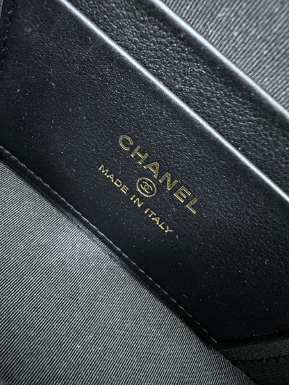 CHANEL 26C 菱格紋Logo LP盒子包