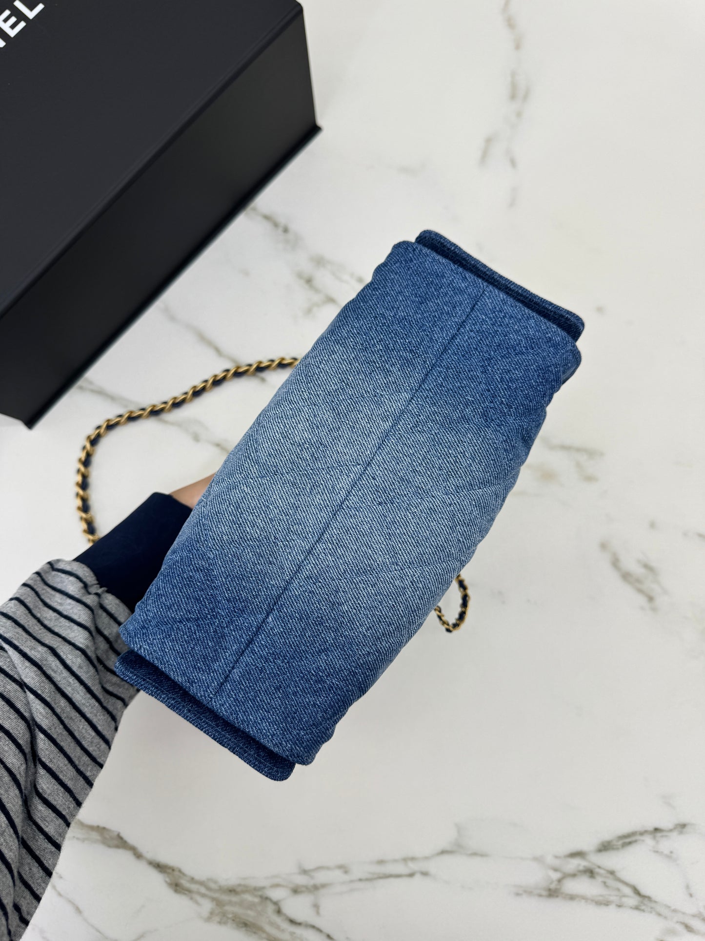 CHANEL Mini 25 Bag 藍牛仔