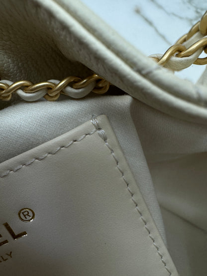 CHANEL Mini 25Bag 米色
