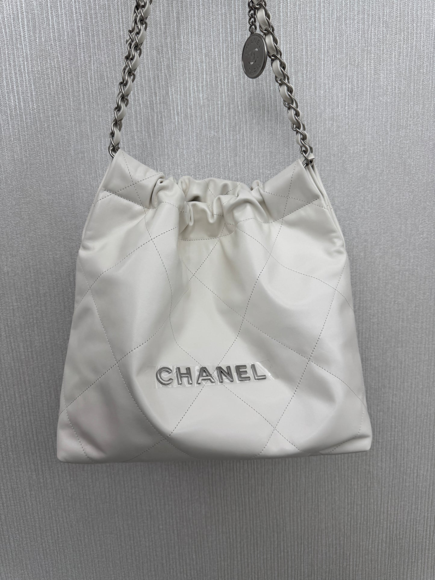 CHANEL 22Bag Small 白銀