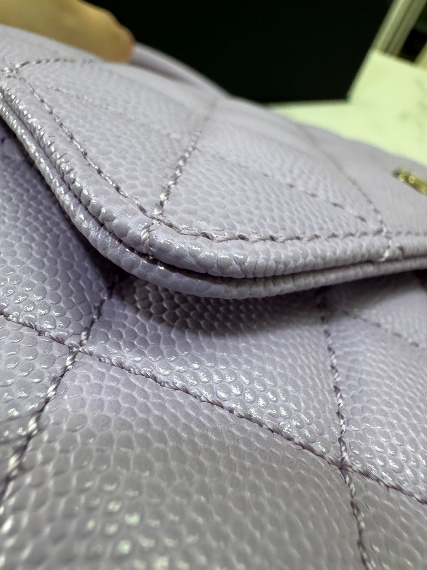 CHANEL Coco Handle 24P紫色 Small