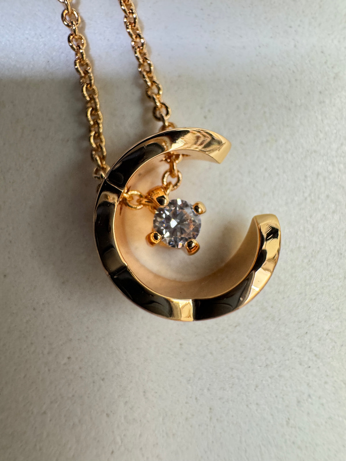 CHANEL Coco Crush 項鏈 米金色