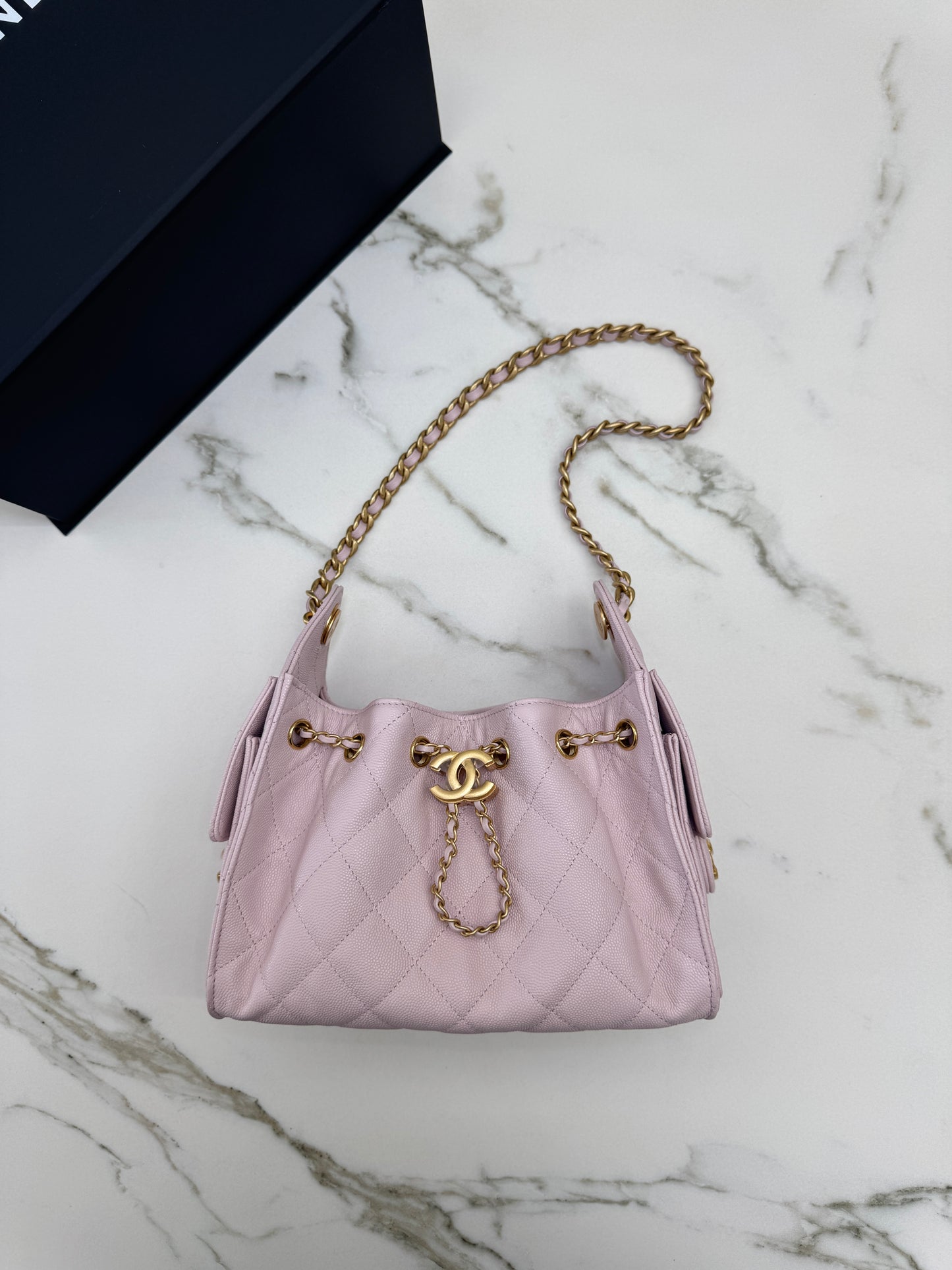 CHANEL Mini 25Bag 26C 淺粉