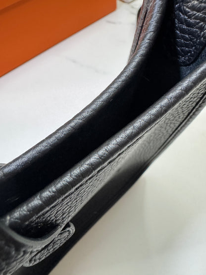 HERMES Mini Evelyn Noir GHW