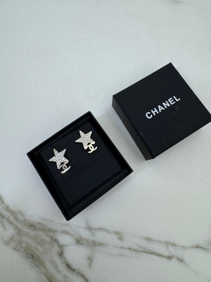 CHANEL 23B 星星耳環