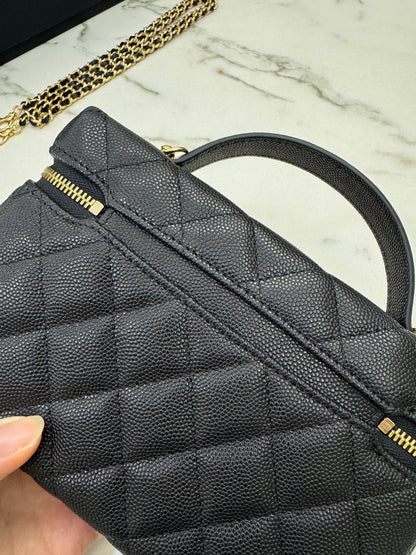 CHANEL 26C 菱格紋Logo LP盒子包