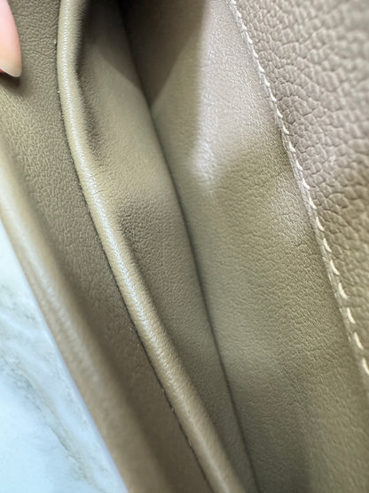 HERMES Mini 2424 大象灰金扣 Evercolor Etoupe GHW