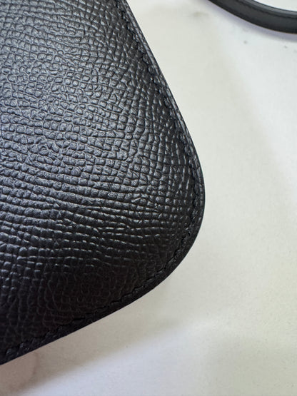 HERMES Mini Constance 新版 附鏡子 黑銀 Epsom PHW