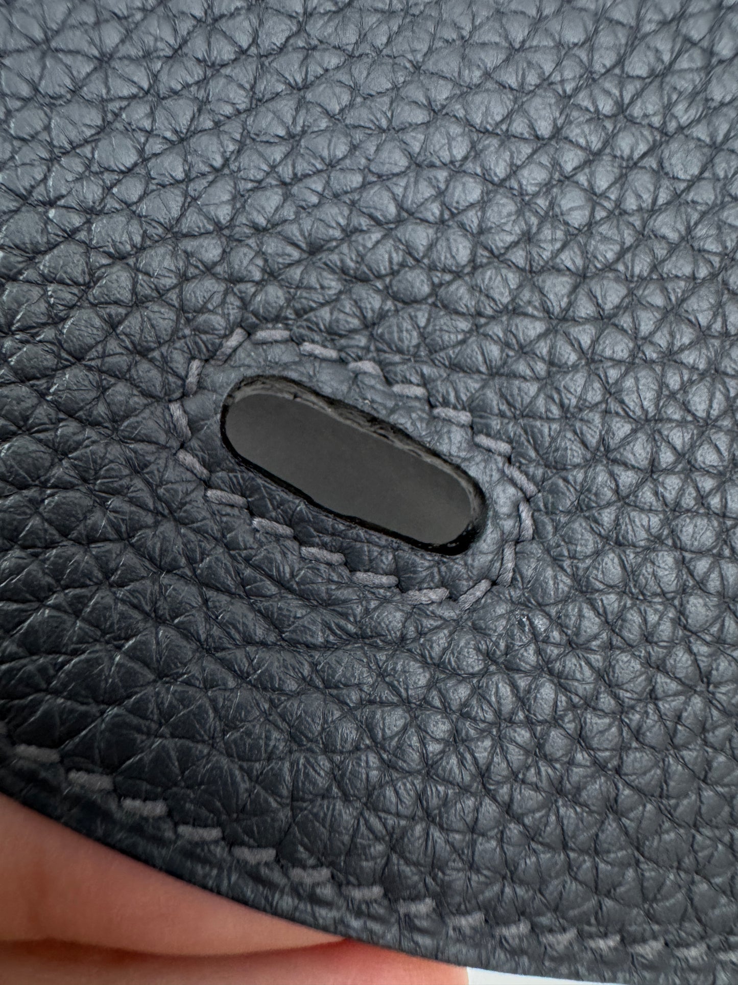 HERMES Lindy 26 石板灰銀扣 85 Ardoise TC PHW