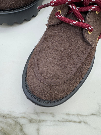 MIU MIU 絨面厚底 Loafers