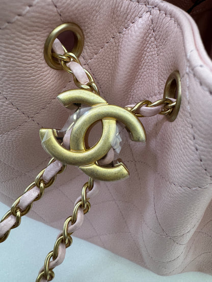 CHANEL 25Bag Small 櫻花粉 Pink Caviar 【專櫃查碼版】
