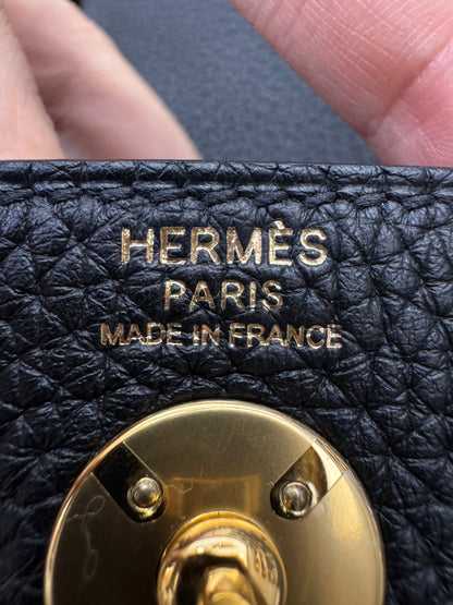 HERMES Mini Lindy II 黑金 Nior TC GHW