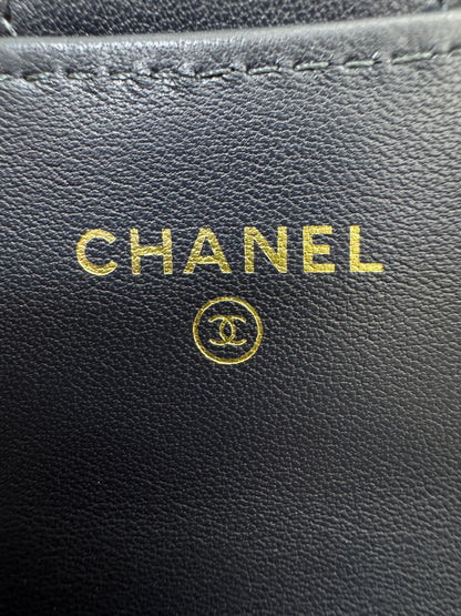 CHANEL 26P牛仔CF卡包 Flap Cardholder
