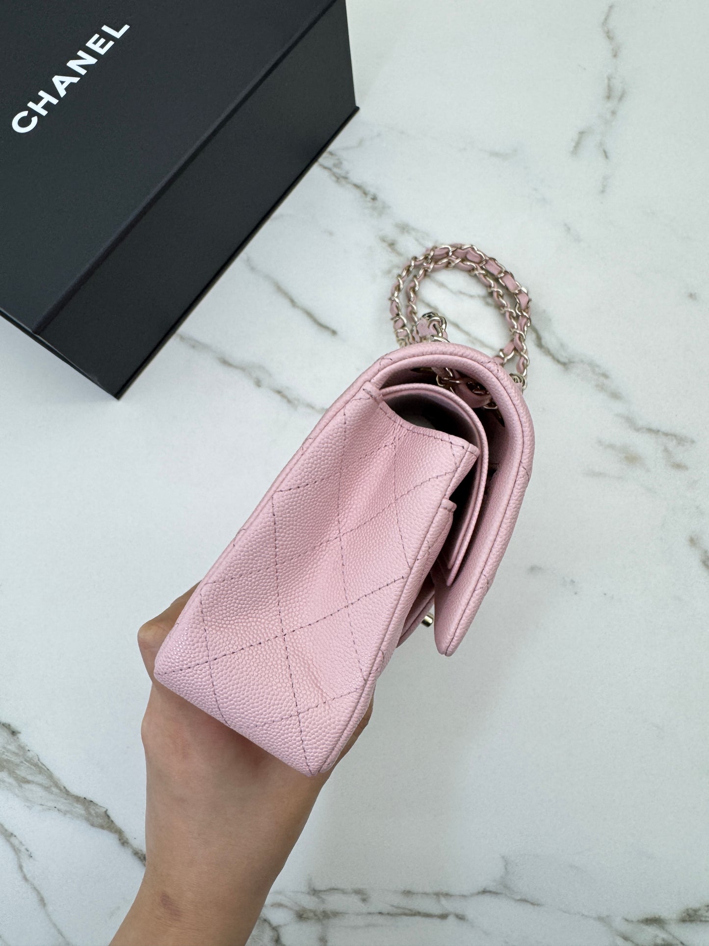 CHANEL CF23 Small 22B 櫻花粉