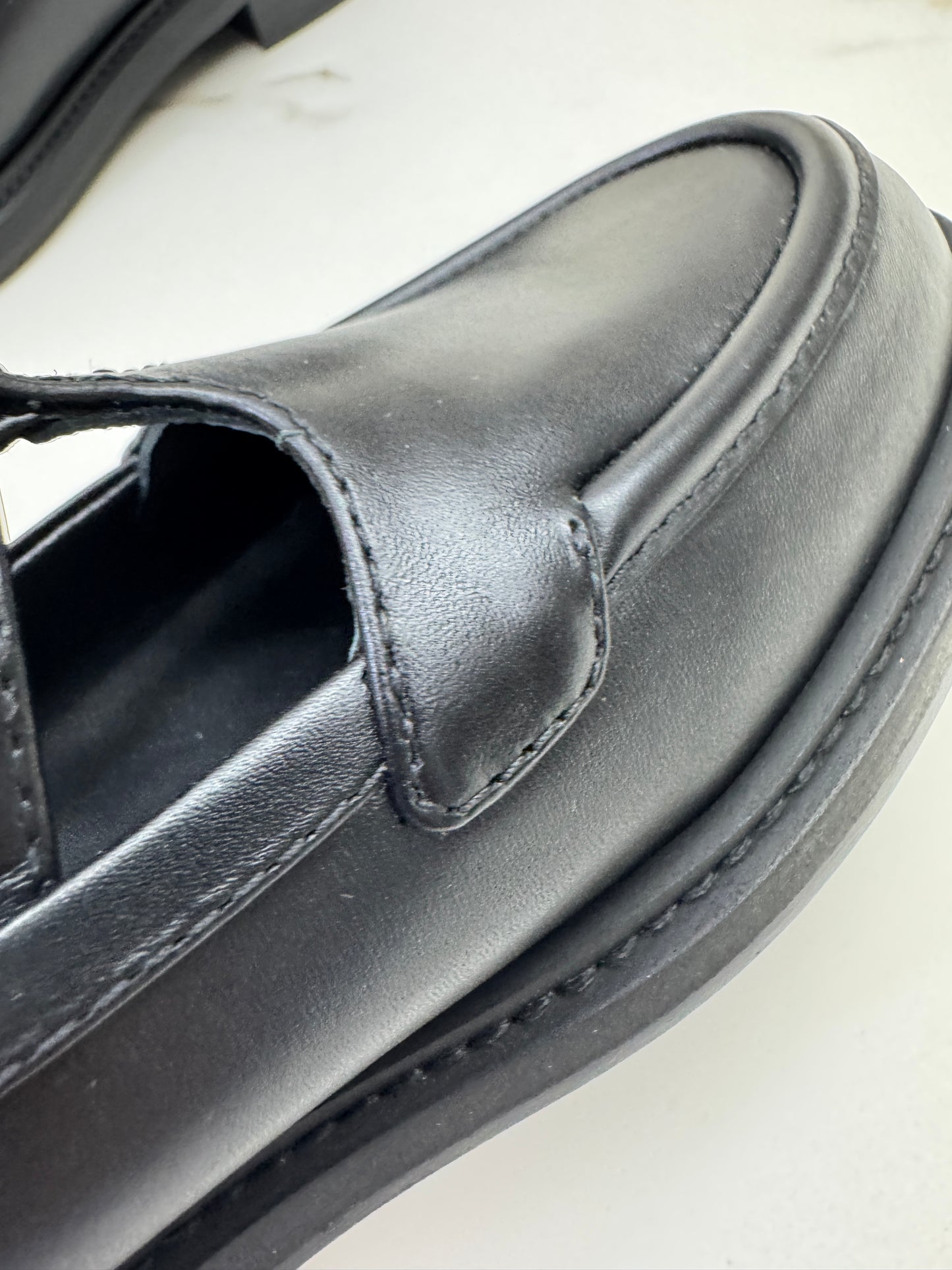 CHANEL 25K T字厚底樂福鞋